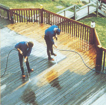 deck cleaning